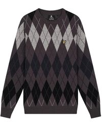 Lyle & Scott - Rundhals-Strickwege - Lyst
