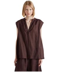 MEIMEIJ - Tops ,Bruin ,Moka Top - Lyst