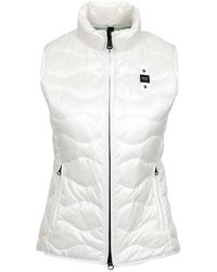 Blauer - Jassen ,Wit ,Geruit Patroon Waterafstotende Jas - Lyst
