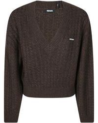 ROTATE BIRGER CHRISTENSEN - V-Neck Knitwear - Lyst