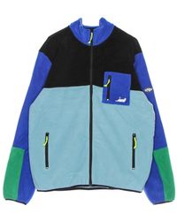 RIPNDIP - Jassen ,Veelkleurig ,Polyester Kleur Blok Fleece Hoge Hals Sweatshirt - Lyst