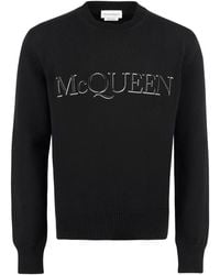 McQueen - Round-Neck Knitwear - Lyst