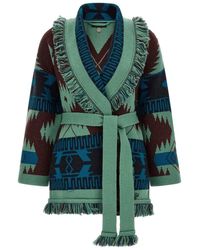 Alanui - Truien & Vesten ,Veelkleurig ,Kasjmier Icon Cardigan - Lyst