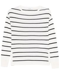 Max Mara - Truien & Vesten ,Wit ,Kasjmier Rondgebreide Trui - Lyst