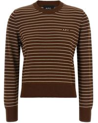 A.P.C. - Round-Neck Knitwear - Lyst