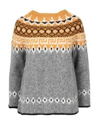 Semicouture - Round-Neck Knitwear - Lyst