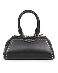 Givenchy - Tassen ,Zwart ,Leer Antigona Ew Mini Leren Handtas - Lyst
