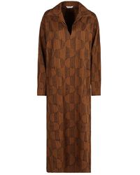 Max Mara - Katoenen Mini-Jurk Met Overhemdkraag - Lyst