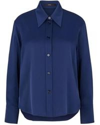 Windsor. - Overhemden ,Blauw ,52 Db 204H 10004367 430 Blouse Db 204H - Lyst