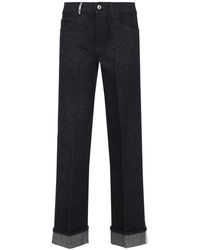Burberry - Blauwe Broek Comfortabele Chic Design - Lyst