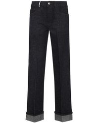 Burberry - Blauwe Broek Comfortabele Chic Design - Lyst