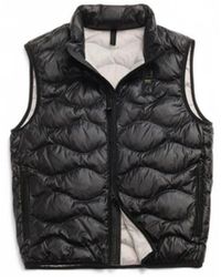 Blauer - Gepolsterte Weste Polyester Wellen Isoliert - Lyst