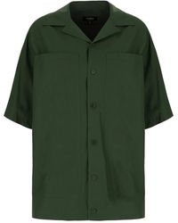 Fendi - Overhemden ,Groen ,Camicie Shirt Met Korte Mouwen - Lyst