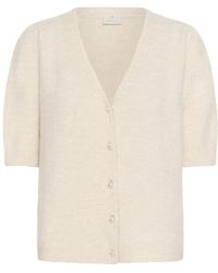 Kaffe - Truien & Vesten ,Wol Marina Knit Cardigan - Lyst