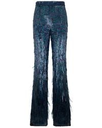 Alberta Ferretti - Wide Trousers - Lyst