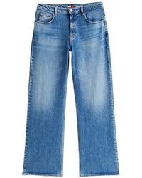 Tommy Hilfiger - Jeans ,Blauw ,Katoen Mia Straight-Leg Jeans - Lyst
