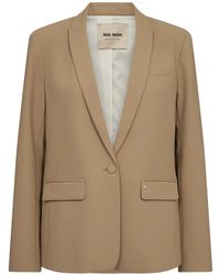 Mos Mosh - Femininer blazer mit v-ausschnitt und klappentaschen - Lyst