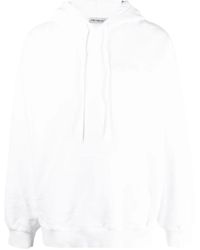 Carhartt - Hoodies & Sweatvesten ,Wit ,Katoen Hooded Babybrush Duck Sweat - Lyst