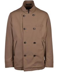Montecore - Pikot Stretch Double-Breasted Jas - Lyst