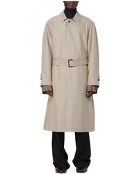Maison Margiela - Beiger Trenchcoat Für Männer - Lyst