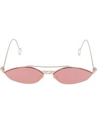 Fendi - Sunglasses, baguette sonnenbrille mit kette - Lyst