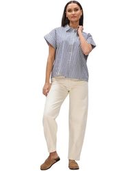 By-Bar - Overhemden ,Blauw ,Pixie Stripe Blouse - Lyst