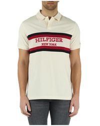 Tommy Hilfiger - Polo regular fit in cotone piquet con ricamo logo - Lyst