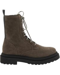 Brunello Cucinelli - Lace-Up Boots - Lyst