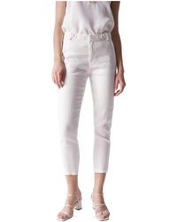 Salsa Jeans - Cropped Trousers - Lyst