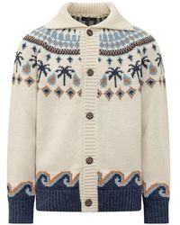 Alanui - Lange Gebreide Jas - Lyst