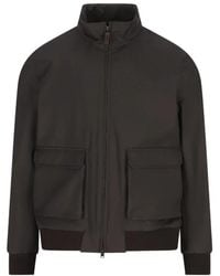 Herno - Chaqueta Bómber Con Bolsillos - Lyst