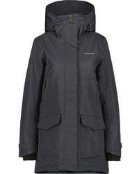 Didriksons - Verstellbare parka mit reißverschluss und kapuze,stretch-parka mit taillenband - Lyst