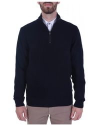 BOSS - Madan Half-Zip Knit - Lyst