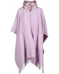 Herno - Cashmere lana resort mantella - Lyst