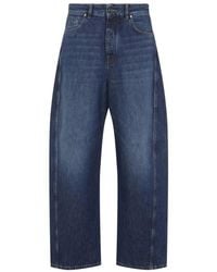 Givenchy - Wide Leg Denim Jeans - Lyst