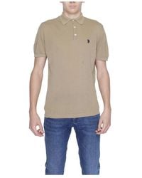 U.S. POLO ASSN. - Beiges Polo Strick Classic Fit Shirt - Lyst