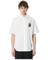 Undercover - Logo-Patch Katoenen Shirt - Lyst