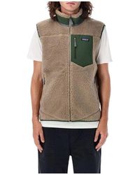 Patagonia - Vintage Fleece Weste Für Männer - Lyst