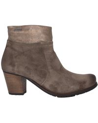 Mephisto - Nubuk ankle boot - taupe - Lyst