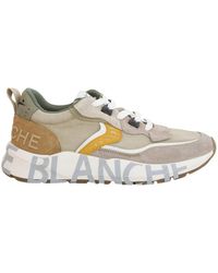 Voile Blanche - Beiger Sneaker Für Einen Stylischen Look - Lyst
