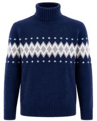 Eleventy - Trui Met Col - Lyst