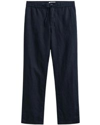 GANT - Straight Trousers - Lyst