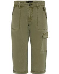Cro - Korte Broeken ,Groen ,Cargo Pocket Capri Shorts Groen - Lyst