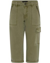 Cro - Korte Broeken ,Groen ,Cargo Pocket Capri Shorts Groen - Lyst