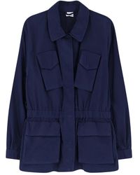 Aspesi - Katoenen Jas Met Lived Effect - Lyst