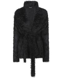 Balenciaga - Jassen ,Zwart ,Geleende Faux-Fur Jas - Lyst