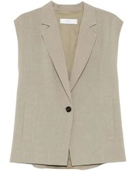 IRO - Jassen ,Groen ,Leer Soledad Vest - Lyst