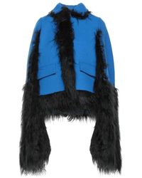 Maison Margiela - Mantello tagliato in finta pelliccia - Lyst