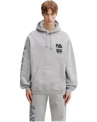 by Parra - Hoodies & Sweatvesten ,Grijs ,Katoen Sporte Hooded Sweatshirt - Lyst