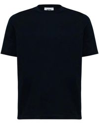Alpha Studio - Tops ,Blauw ,Katoen Urban Fit Korte Mouw T-Shirt - Lyst